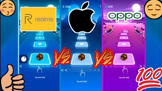 Tiles hop - Realme vs iPhone vs Oppo - @SmashGaming #realme #oppo #iphone #youtube #games