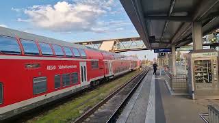 Einfahrt der Regionalbahn 27982 am 29.10.2024 in Mühldorf (Oberbayern)