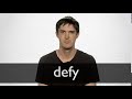 How to pronounce DEFY in British English