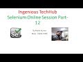 How to Handle ifram|toolTip Selenium online Live part -12