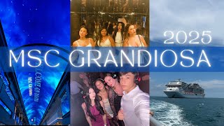 MSC GRANDIOSA: tour pelo navio + vlog!🛳️💙