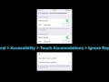 iPadPro/iPhone iOS Accessibility - QuickStartGuide: Chapter6: TouchAccomodations