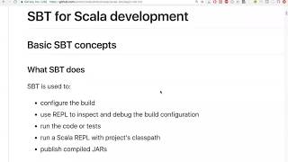 Beginning SBT for Scala development