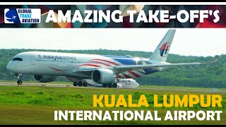 AMAZING TAKE-OFF'S | PLANE SPOTTING | KUALA LUMPUR INTERNATIONAL AIRPORT | KUL-WMKK | 31-DEC-24