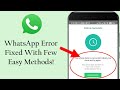 Fix WhatsApp 