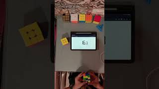 Setting a new average for me 3 X 3 #puzzle #cube#rubikscube #speedcubing#rubik