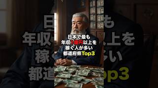 日本で最も年収1億円以上を稼ぐ人が多い都道府県Top3#雑学 #知識 #雑学豆知識 #やばい