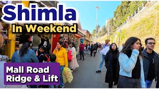 Shimla in Weekend | Shimla | Shimla Himachal Pradesh | Mall Road Shimla #shimlatouristplaces