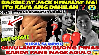 NAYANIG ANG BUONG BANSA😭 BARBIE FORTEZA \u0026 JACK ROBERTO HIWALAYAN NA I2KAYA DAHILAN OPEN LETTER VIRAL