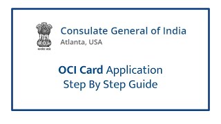 OCI Card Application Guide | VFS 2021