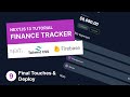 Next.js, Tailwind & Firebase Tutorial #9 - Final Touches & Deployment | Finance Tracker