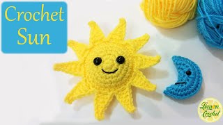 How to Crochet Amigurumi Sun | Super Easy Crochet Tutorial for Beginners | Lemon Crochet🍋