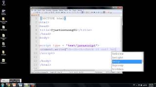 Basic JavaScript Tutorial for Beginners- Pt2 Statements & Dialogue Boxes