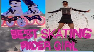 Best skating rider girl 😱👀 amazing video 😇 #skating #viral #reaction #skater #subscribe #trending