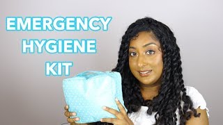 WHAT'S IN MY EMERGENCY HYGIENE KIT | 2019