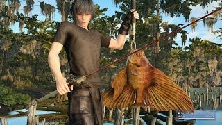 FINAL FANTASY XV - レッドファンギル釣り Fan Bluegill