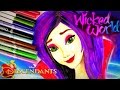 Disney DESCENDANTS WICKED WORLD MAL. Easy and Fast Drawing