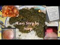 How To Cook: Liberian Red Oil Cassava Leaves | Easy Step By Step