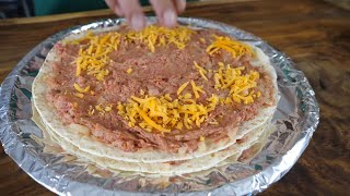 mexican tortilla with meat