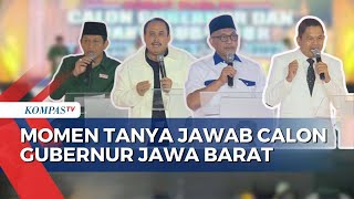 [FULL] Momen Tanya Jawab Debat Pilkada Jawa Barat, Ada Cagub yang Salah Tanya Lawan