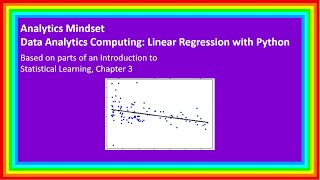 Data Analytics Computing: Linear Regression With Python