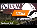 Football Scores | Edabit | How'd You Code That?