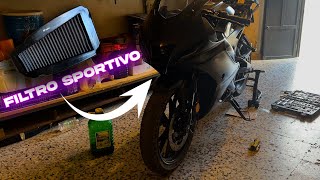 Installazione FILTRO SPORTIVO | Yamaha r125 2023