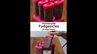 Homemade Fudgesicles recipe #shorts