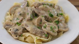 Beef Stroganoff Recipe | How to Make Beef Stroganoff