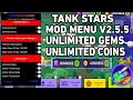 Tank Stars Mod Menu v2.5.5 | Unlimited Gems, Unlimited Chest, Unlimited Coins, No Ads, More...