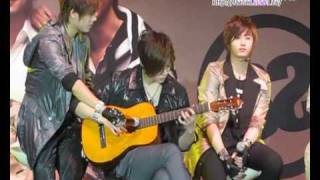 [Fancam] Hyunjoong - 090701 HK First Fan Meeting - Guitar Solo