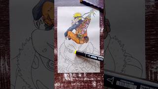 Part 2 Colour in Naruto on frog🐸#shorts #drawing #art #anime #animedrawing #naruto #narutoshippuden