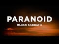 BLACK SABBATH - Paranoid (Lyrics)