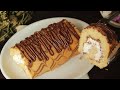 Chocolate Vanilla Swiss Roll Cake 😍 Recipe By Chef Hafsa