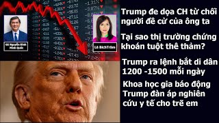 Tại sao thị trường chứng khoán NASDAQ TUỘT? Tại sao Trump đàn áp chương trình nghiên cứu y tế?