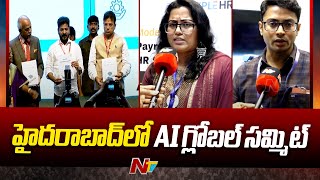 హైదరాబాద్⁪లో AI గ్లోబల్ సమ్మిట్ | AI Global Summit In Hyderabad | Ntv