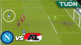 ¿Cómo falló eso? ¡Mertens se come una clara! | Napoli vs AZ Alkmaar | Europa League 2020/21-J1 |TUDN