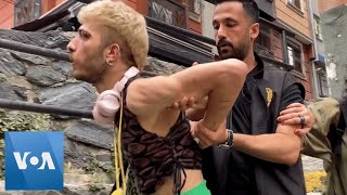 Turkish Police Chase, Detain Protesters at Istanbul's Trans Pride Parade | VOA N