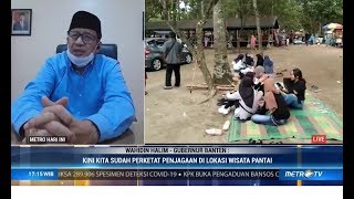 Wisata Pantai di Banten Mengabaikan Protokol Kesehatan