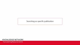 Lexis Advance Tutorial: Searching a Specific Publication