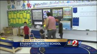 Students return to school in Brevard County