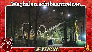 [#Efteling] Python - Weghalen achtbaantreinen (2018)