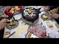 امسية مع زوجي وابني تحضير العشاء وموس بالشكلاطة soirée raclette