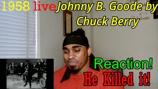 Chuck Berry 1958 Live Johnny B. Goode (Reaction)