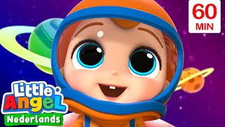 Baby John wil een astronaut worden | Kinderliedjes met Baby John | Little Angel Nederlands