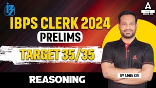 IBPS PO Prelims 2024 | Target 35/35 | REASONING | Day - 1 | Adda247 Tamil