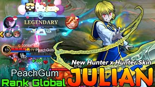 Kurapika x Julian New Hunter x Hunter Collab Skin - Top Global Julian by PeachGum - Mobile Legends