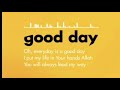 Maher Zain - Good Day Edited (Vocals Only)