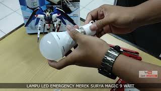 Lampu Emergency murah berkualitas |Surya 9 Watt