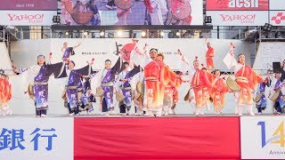 [4K] 須賀ＩＺＡＮＡＩ連　高知よさこい祭り 2018 本祭1日目 (中央)